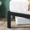 Zinus Mia Bett 120x190 cm – Bettgestell 35,5 cm Höhe mit Stauraum unter dem Bett – Metallbett mit Kopfteil – Schwarz Bild 5