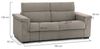 Dmora Gartenstuhl Ferla, Platzsparender und funktionaler Outdoor-Stuhl, Stapelbar, Ideal für Garten und Terrasse, Made in Italy, 42x48 h81 cm, Weiß Bild 2
