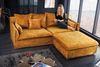 riess-ambiente 3-Sitzer HEAVEN 210cm senfgelb · Hussensofa inkl. Kissen und abnehmbaren Bezug, Einzelartikel 1 Teile, Wohnzimmer-Couch · Samt-Bezug · Federkern-Polsterung · Landhausstil Bild 4