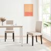 Esszimmerstuhl Hamburg 4er Set Textil Beige [en. casa] Bild 2