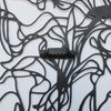 dekoratives Wandaccessoire aus Metall, 'Apt724', 99 x 0,12 x 62, Schwarz Bild 3