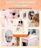 Bayer Chic 2000 Schminkkommode Schminktisch und Stuhl rosa mit Zubehör Bild 4
