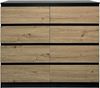 HTI-Living Kommode Kommode 8 grifflose Schubladen (Stück, 1 St, 1 Kommode), Sideboard Bild 3