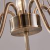 Lindby Kronleuchter Marnia, Metall, Bronze IP20, 5 x 40 W Bild 5