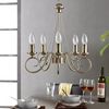 Lindby Kronleuchter Marnia, Metall, Bronze IP20, 5 x 40 W Bild 3