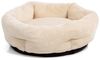 Canadian Cat Company Tierbett Katzenbett Cloey, beige, ca. 50 x 50 x 15 cm, gemütliches Katzenkörbchen kleine und große Katzen Bild 4