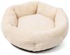Canadian Cat Company Tierbett Katzenbett Cloey, beige, ca. 50 x 50 x 15 cm, gemütliches Katzenkörbchen kleine und große Katzen Bild 3