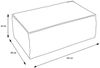 Vente-unique - AMELIA Pouf SamtStoff Beige - B 69 cm x H 42 cm x L 102 cm Bild 4