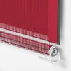 Doppelrollo Klemmfix ohne Bohren 45x210 cm Rot Duo Rollo Klemmrollo Sonnenschutzrollo Fensterrollo für Fenster & Türen Zebrarollo Seitenzugrollo Bild 5