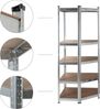 Stagecaptain Schwerlastregal Lager-Eckregal, max. 875 kg - Passend zu HR-175 Heavyrack-Regalen, Tragkraft pro Boden: 175 kg, gesamt 875 kg Bild 5