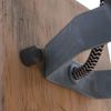 Wandleuchte, Metall grau, Holz, Spot verstellbar, GUERNSEY Bild 4
