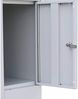 Schließfachschrank Wertfachschrank Fächerschrank Spind Umkleideschrank 5 Fächer-Spint Lichtgrau 520510 Bild 3