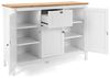 Sideboard >Batley II< in Weiß - 120x90x40cm (BxHxT) Bild 5