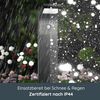 MeLiTec LED Solarleuchte SO44, Solar-Gartenleuchte, LED fest integriert, Tageslichtweiß, mit Bewegungsmelder, bis zu 6h Leuchtdauer, schwarz Bild 4