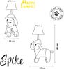 Happy Lamps Stehlampe LED Tischleuchte Dekoleuchte Spike der Jagdhund Bild 5