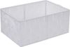 Aufbewahrungskorb HWC-C37, Dekokorb Korb Körbchen Aufbewahrung Regalkorb Deko 12x28x20cm ~ weiß Bild 3