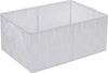 Aufbewahrungskorb HWC-C37, Dekokorb Korb Körbchen Aufbewahrung Regalkorb Deko 12x28x20cm ~ weiß Bild 2