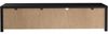 Forte Black Hill TV-Schrank 210, TV-Lowboard groß, 3 Türen, 1 Schublade, Wohnzimmer, Holzwerkstoff, Comano Pflaume Holzdekor/Schwarz, 209,5 cm breit x 51,1 cm hoch x 52,3 cm tief Bild 4