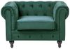 Sessel Samtstoff grün CHESTERFIELD Bild 4