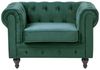Sessel Samtstoff grün CHESTERFIELD Bild 4