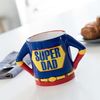 Tasse Becher "Super Dad" aus Steingut 500ml Bild 2
