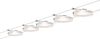 Paulmann Seilsystem warmweiß DiscLED 2 5x4W Set Spots 5meter Seil-Set Chrom matt Wire System 5x250 lm 2700K Bild 2