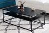 riess-ambiente Couchtisch DURA STEEL 100cm schwarz (Einzelartikel, 1-St), Wohnzimmer · Metall · eckig · Industrial Bild 4