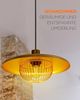 Tomons Pendelleuchte Hängeleuchte Skandinavisch Deckenlampe, Höhenverstellbar, ohne Leuchtmittel Bild 4
