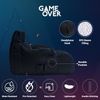 Game Over Videospiel Sitzsack Liegestuhl | Wohnzimmer | Seitentaschen für Controller | Headset-Halter | Hergestellt in Großbritannien | Ergonomisches Design für Entspannte Spieler (Cerulean Blitz) Bild 3