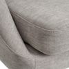 DRW Sessel aus Polyester und Holz in Hellgrau und Schwarz Bild 5