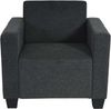 Sessel Loungesessel Lyon, Stoff/Textil ~ anthrazit-grau Bild 3