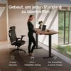 Desktronic Höhenverstellbarer Schreibtisch aus massivem Nussbaumholz (180x80 cm) – Elektrisch höhenverstellbar mit flüsterleisem Dual-Motor & Touchscreen – Hohe Tragfähigkeit – Stehtisch HomePro Bild 2
