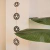 dekoratives Wandaccessoire aus Metall, 'Apt406', 10 x 0,15 x 10, Schwarz Bild 3