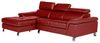 Vente-unique - Ecksofa Leder - Ecke Links - Rot - MISHIMA Bild 3