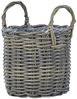 Set mit 3 Blumentöpfen NIKITI PE Rattan 29 35 40 cm Taupe Bild 4