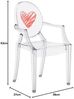 Kartell Loulou Ghost Kinderstuhl, Polykarbonat, transparent, 37 x 40 x 63 cm Bild 2