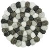 Untersetzer Glasuntersetzer Schafwolle Filz Ø10 cilio LANA GRIGIO rund 470420 Bild 2
