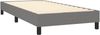 vidaXL Boxspringbett mit Matratze Dunkelgrau 100x200 cm Stoff 3130010 Bild 4