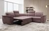 Designer Sofa Fernando mit Schlaffunktion und Stauraum Samt Rosé Bild 5