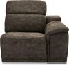 Ibbe Design Modul Sofa Braun Stoff 1 Sitzer mit Armlehne Rechts Elektrisch Verstellbar Relaxfunktion mit mit verstellbare Kopfstütze Alexa, 105 x 102 x 73 cm Bild 5