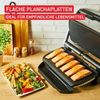 Tefal Plancha-Platten XL, kompatibel mit OptiGrill+ XL, für empfindliche Zutaten, antihaftbeschichteter Aluminium-Druckguss, Schwarz, XA729810 Bild 5