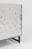 Kare Design Kommode Carino, Silber/Schwarz, Chrom-Finish, 50 x 40 x 39 cm, Tür, Push-to-Open, Nachttisch, Ablagetisch, Schlafzimmer Bild 4