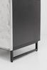 Kare Design Kommode Carino, Silber/Schwarz, Chrom-Finish, 50 x 40 x 39 cm, Tür, Push-to-Open, Nachttisch, Ablagetisch, Schlafzimmer Bild 5