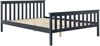 Holzbett Hellnar 180x200 mit Kaltschaummatratze Dunkelgrau [en. casa] Bild 4