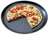 Koopman Pizzablech Schwarz, Metall, (1-St), Pizza, Antihaftbeschichtet, Backblech, 3 Ebenen Bild 3
