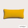 Schlafgut Woven Satin Bettwäsche|Kissenbezug einzeln 40x80 cm| yellow-deep Bild 2