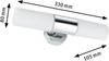 Paulmann Licht 70350 Spiegelleuchte Lenia IP44 Chrom Opak Metall Glas Bild 3