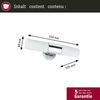Paulmann Licht 70350 Spiegelleuchte Lenia IP44 Chrom Opak Metall Glas Bild 2