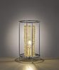 Tischlampe, Waben Design, Gold, H 36 cm, ANO Bild 2