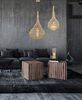Tischlampe, Waben Design, Gold, H 36 cm, ANO Bild 5